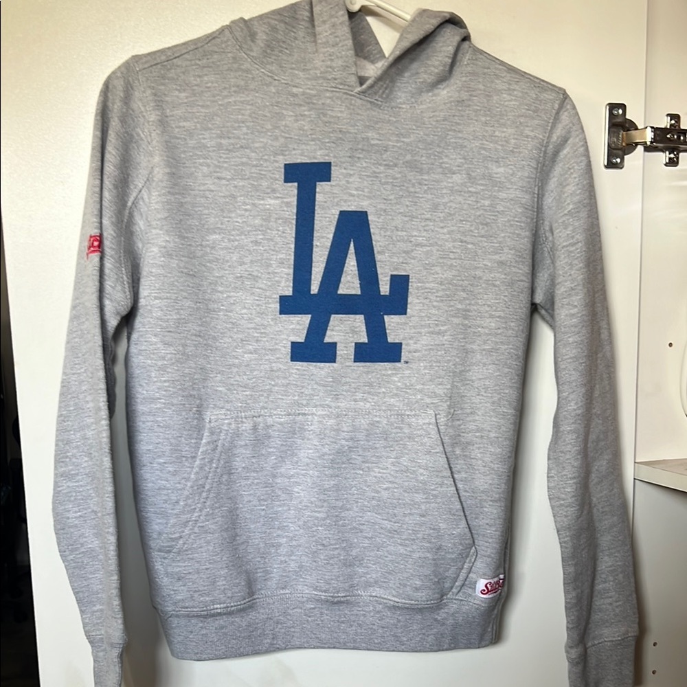 Gray and Blue LA Kids Sweater